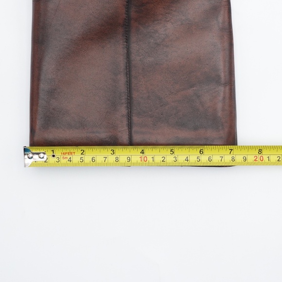 NEW Women's Free People Dana Distressed Pull-On Leather Boots Dried Tabacco - Picture 9 of 13